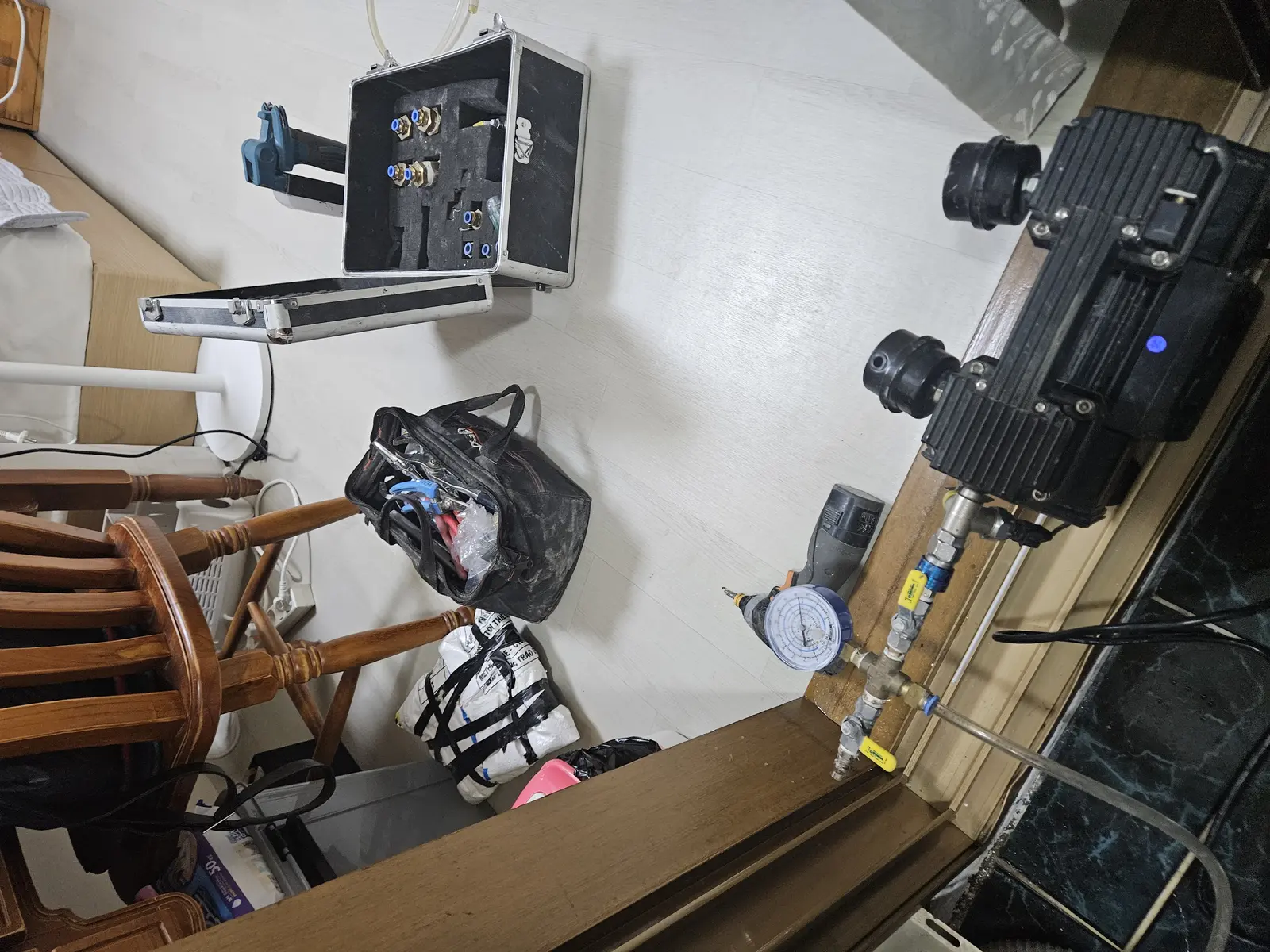 서울 양천구 누수탐지 수압테스트 세팅